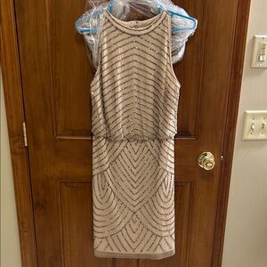 Adrianna Papell Beaded Sleeveless Dress
